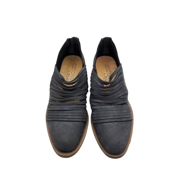 Coconuts By Matisse Women's Meade Grey Caged Cutout Back Zip Shoes - 8.5 M - Picture 3 of 8